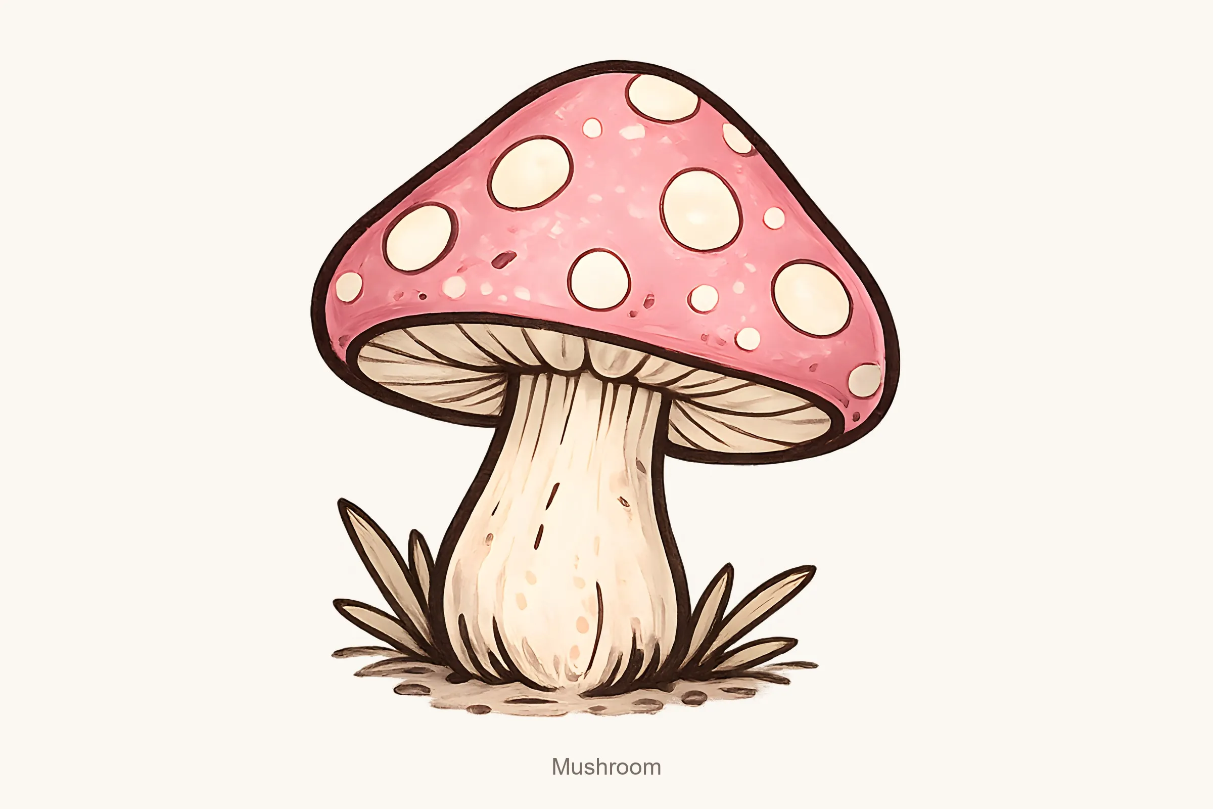 Mushroom — Cozy Fall Clipart Bundle